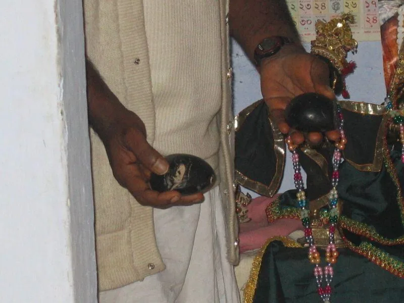 Entrance to Śrī Gopāla Bhaṭṭa Goswāmī's Samādhi Mandir in Vṛndāvana